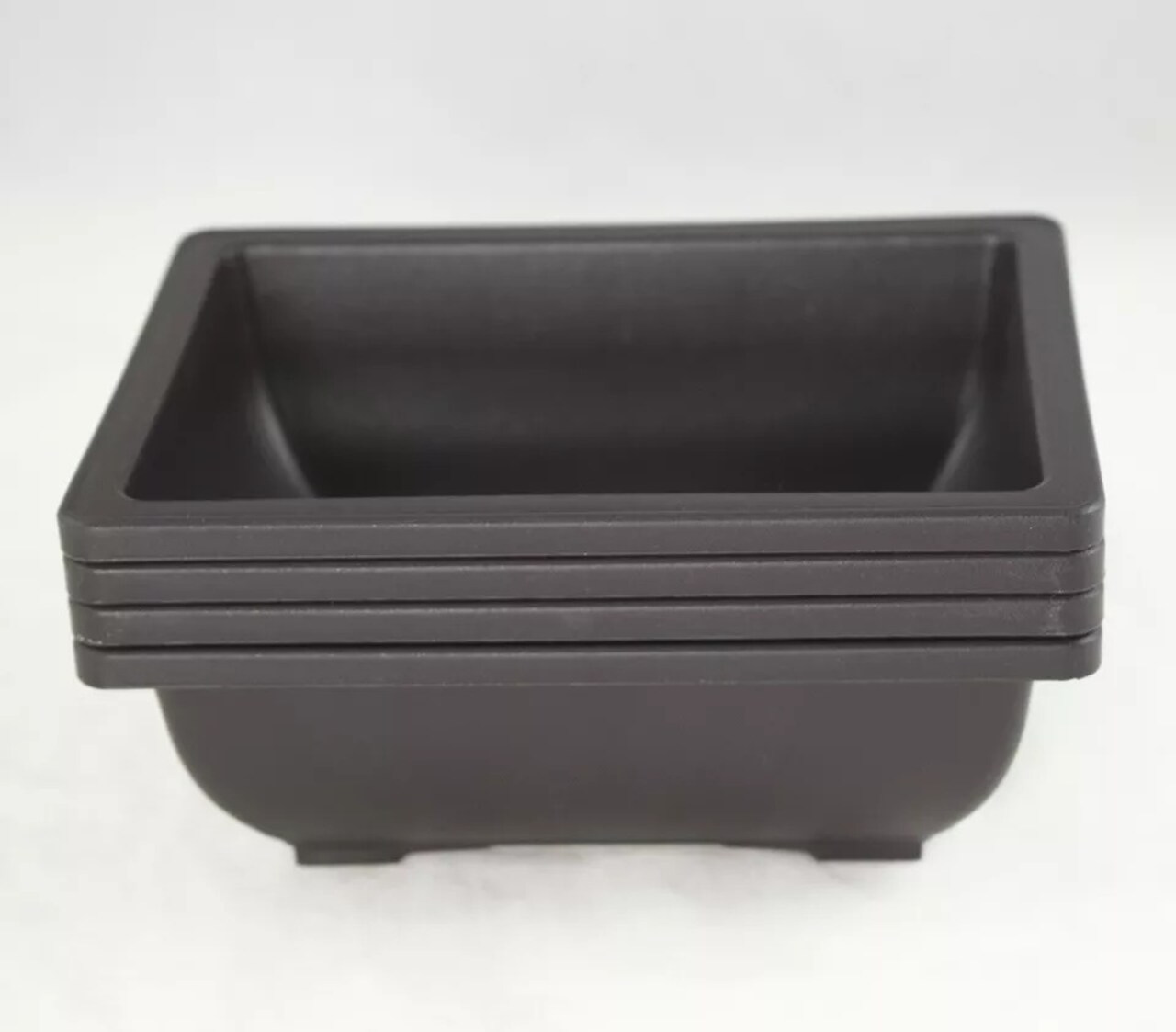 Rectangular Plastic Cactus & Succulent, Bonsai Training Pot - 10"x 7.5"x 3"